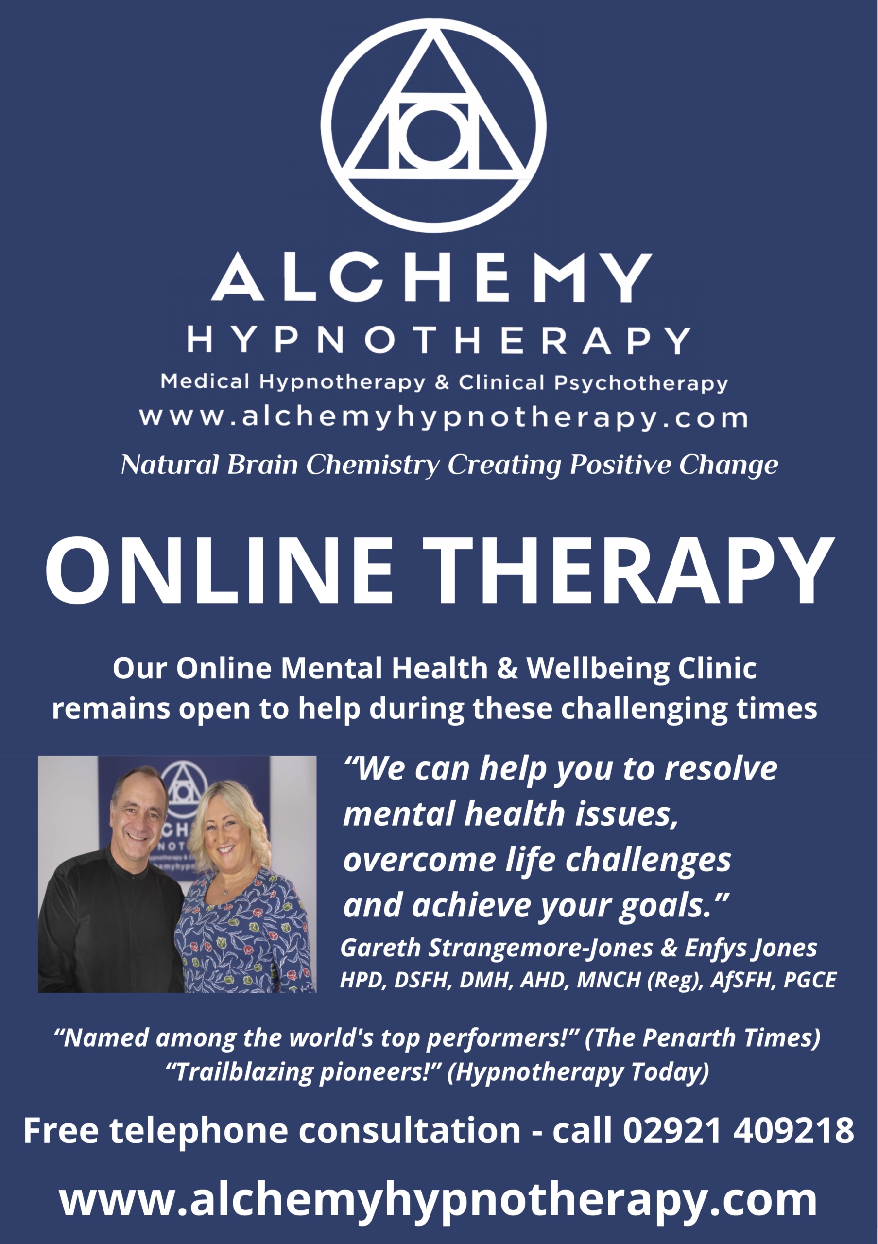 WE ARE OPEN OFFERING ONLINE THERAPY